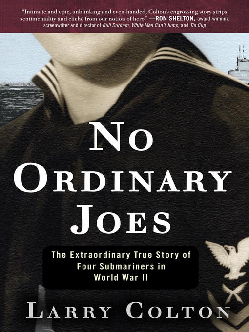 Title details for No Ordinary Joes by Larry Colton - Wait list